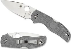 Spyderco Native 5 Lightweight Grey Maxamet Plain Edge Knife