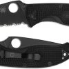 Spyderco Tenacious Black FRN Serrated Edge Folding Knife 2 Spyderco Tenacious Black FRN Serrated Edge Folding Knife -Outdoor Tactical Gear spyderco tenacious black frn serrated edge folding knife c122sbbk 62394.1601507545